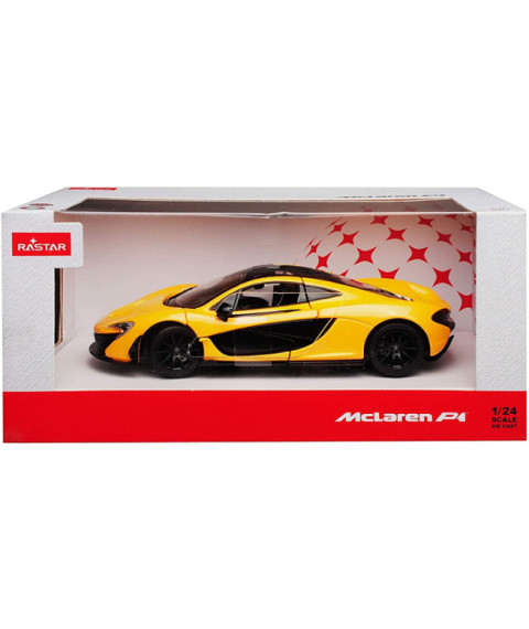 RS Mașină RASTAR Die cast 1:24 Mclaren P1, galbenă, 60585